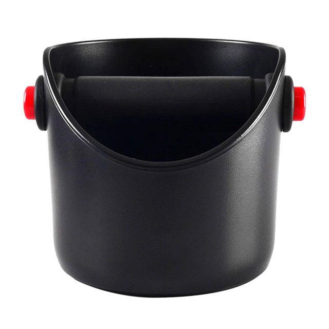 Cubo de Escoria de Equipo de Café Duradero para Tienda de Hogar Espresso Maker Accs , Rojo Negro 0. Soledad contenedor de espresso
