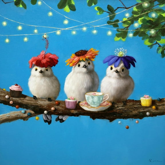 Art.com Garden Party Art Print by Lucia Heffernan, 16" x 16"