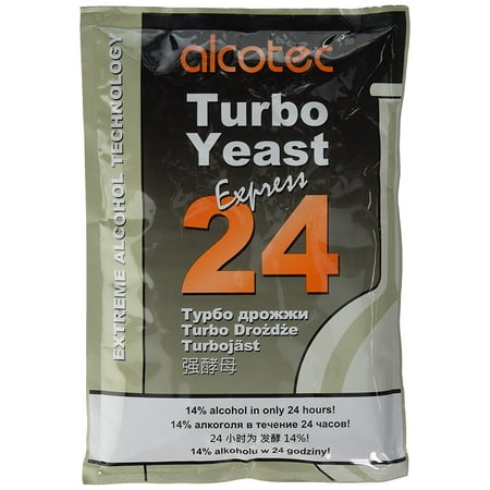 205g 24-hour Turbo Yeast, Gold, Alcotec 24-hour Turbo yeast By Alcotec Ship from (Best Turbo Yeast For Moonshine)