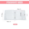 thumbnail image 2 of 3 Pcs Mini Photo Album, 36 Pockets 4x4 Kpop Photocard Holder, Transparent, 2 of 7
