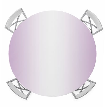 Round Fitted Tablecloth with Elastic Edge Light Purple Ombre Waterproof Table Cloth Table Cover for 36 -44 Tables Modern Gradient Abstract Art Tablecloths for Dining Picnic Party Outdoor