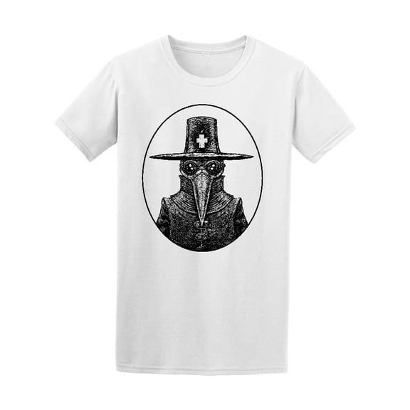 Plague Doctor Graphic Tee Men's -Image by Shutterstock