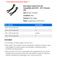 thumbnail image 2 of Rear Upper Control Arm Set - Compatible with 2015 - 2017 Chrysler 200 2016, 2 of 2