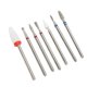 thumbnail image 3 of Brocas para uñas, 7 piezas, taladro portátil para uñas, herramientas para pulir pedicura, brocas de carburo de tungsteno para uñas, eficiencia óptima, 3 of 8