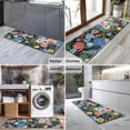 thumbnail image 2 of Pioneer Flower Floral Print Pattern Kitchen Rug Mat,Kitchen Runner Rugs Non Skid Washable,Decorative Kitchen Floor Mats for Kitchen,Sink,Laundry,17"X47", 2 of 5