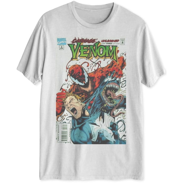 Camiseta gráfica Jem Carnage Unleashed para Hombre Blanca Mediana