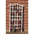 thumbnail image 2 of DuraTrel Melrose 35" x 75" White Vinyl Rectangular Trellis, 2 of 3