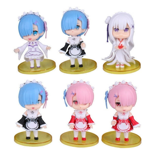 Juego de 6 piezas de Toy Figure Re: ZERO Starting Life in Another World