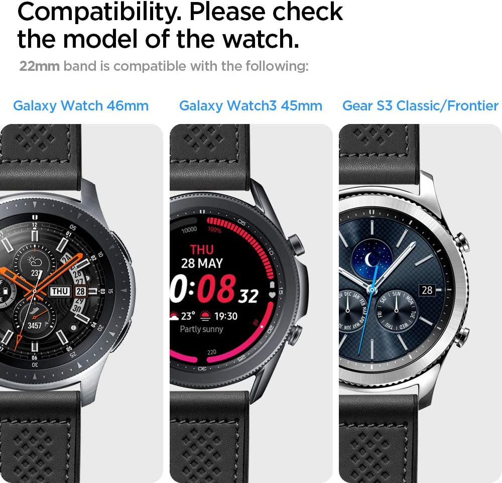IYEFENG Retro Fit Designed for Samsung Galaxy Watch 3 45mm Band (2020) / Galaxy  Watch 46mm Band (2018) / OnePlus Watch Band / Gear S3 Frontier Band / S3  Classic Band IYEFENG Brown | Walmart Canada