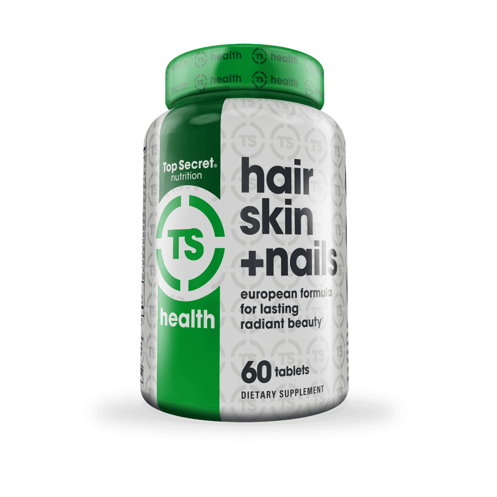 Top Secret Nutrition Hair, Skin & Nails Tablets, 60 Ct