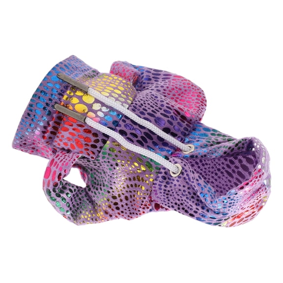 Unique Bargains Universal Shift Knob Cover Reflective Pattern Gearstick Hoodie for Car RV Truck SUV Fabric Purple