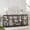Rustic Brown, variant on 70.9" Extra Long Industrial Console Sofa Table - 3-Tier Narrow Entryway Hallway Accent Table With Storage Shelves For Living Room (Rustic Brown)