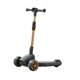 thumbnail image 4 of Patinete de 3 ruedas para niños, juguete de regalo con freno de pie, patineta de autoequilibrio, patinete plegable para niños para parque Negro, 4 of 8