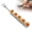Five keys, variant on Caramel Bread Keyboard Fidget Toy, Caramel Bread Clicker Fidget Keychain, Crisp Sound Stress Relief Anxiety Toys for Adults, Office Work Travel, Cute Keyboard Keychain Fidgets