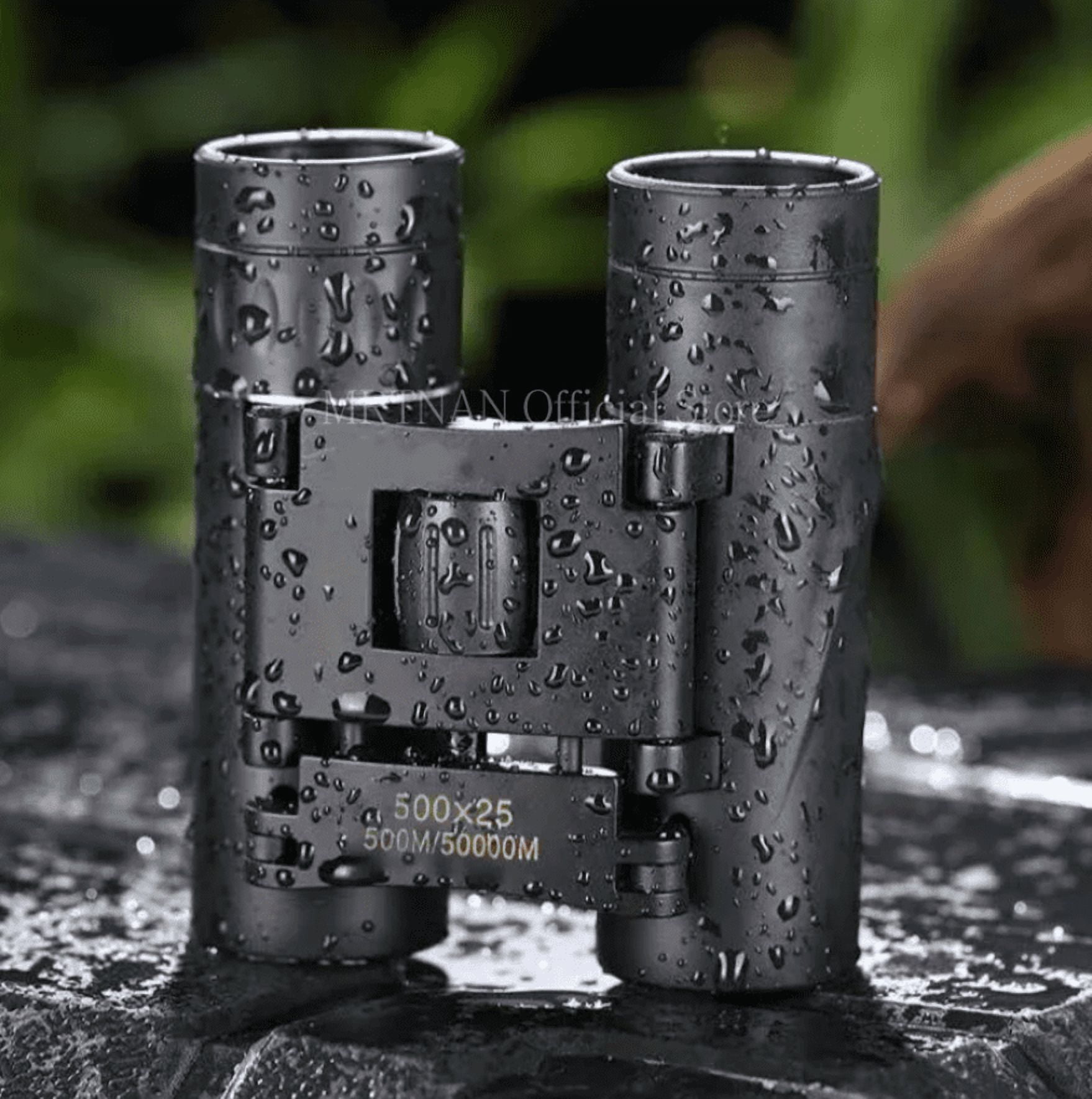 500x25 Powerful Binoculars Long Range Folding Telescope Optics For Hunting Sports Outdoor Camping Travel