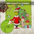 thumbnail image 5 of Table Runner Merry Christmas Theme Linen Green Elf Xmas Table Runner for Funny Decorations Kitchen Dining Room Home Seasonal Winter Holiday Indoor Outdoor Party 13 x 72 Inch, 5 of 6