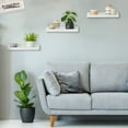 thumbnail image 7 of Floating Shelves, Set of 3 Wall Shelves (Multiple Sizes & Colors) by Icona Bay, 7 of 7