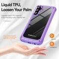 thumbnail image 7 of for Samsung A05S Case Slim Ultra Thin Clear Acrylic PC Back Cover Soft Silicone Bumper Shell For Galaxy A05S 6.4"(Purple), 7 of 7
