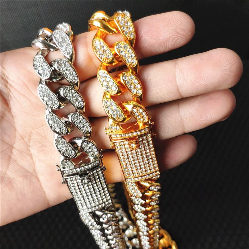 Thick Gold Diamond Chain Shop, 60% OFF 