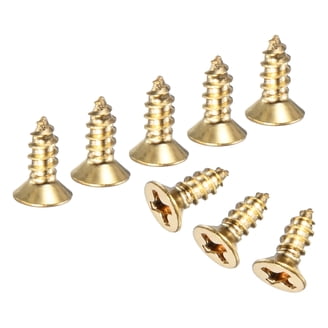 PATIKIL 8#-32x15mm Knurled Thumb Screws – 50pcs Copper Tone Metal Bolts For Lamps, Furniture, Electronics, And More