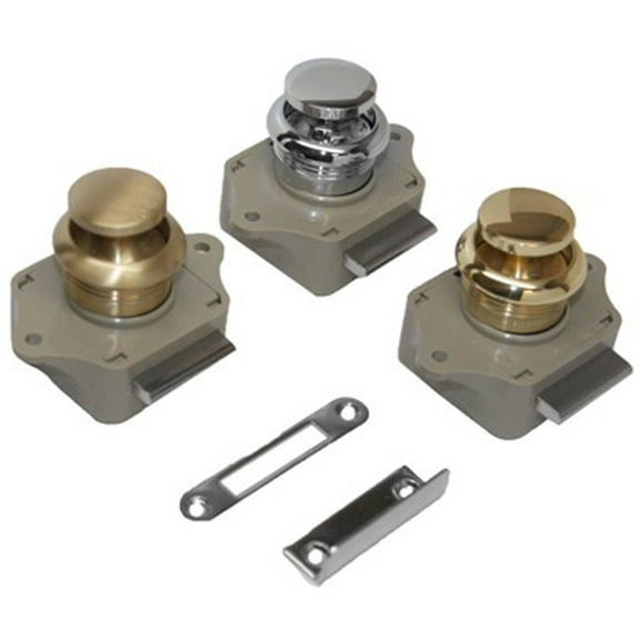 Sea-Dog Line Push Button Rim Latch, Chrome