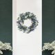 thumbnail image 4 of Corona de primavera, corona de flores artificiales, corona de puerta para ventana, hogar, oficina, Violeta, 4 of 8