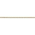 thumbnail image 3 of 14K Yellow Gold 1.5mm Diamond Cut Extra-Light Rope Chain 16 Inch, 3 of 5