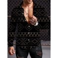 thumbnail image 1 of Camisa de estilo étnico de manga larga para hombre, camisa de otoño de gran tamaño con botón de solapa, camisa de manga larga para hombre, camisas casuales para exteriores, 1 of 6