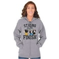thumbnail image 4 of Popeye And Crew Strong To The Finish Zip Up Hoodie Men's Women's Brisco Brands X, 4 of 6