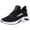 Black, variant on Men's Slip On Sneakers, Hidden Height Elevator Shoes with Breathable Non Slip Comfort for Work and Travel (Black, 9)