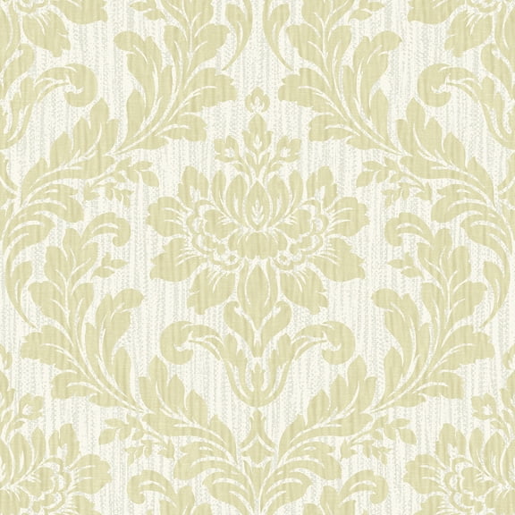 Advantage Galois Gold Damask Wallpaper