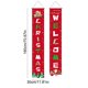 thumbnail image 3 of Adornos navideños, adornos navideños, regalos navideños, cortina de puerta con pareado navideño, decoración de fiesta personalizada, cubierta de puerta, fondo de bandera navideña, tela de fibra de pol, 3 of 6