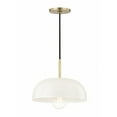 thumbnail image 3 of Open Box One Light Small Pendant In Style-11 Inches Wide By 4.25 Inches High-Aged Brass/Pink Finish Mitzi H199701s-Agb/Pk, 3 of 8