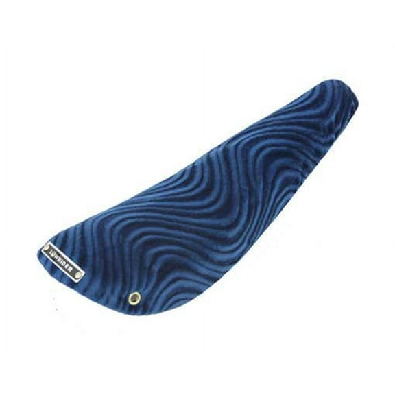 16" Banana Saddle Velour Blue. Bike seat, bicycle seat, Bike part, bicycle part, lowrider bike seat, lowrider bicycle seat