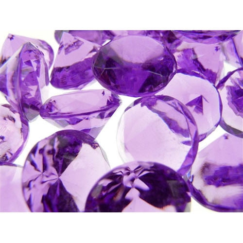 Acrylic Gemstone Diamond Table Confetti, 3/4-inch, 240-Piece