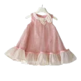 thumbnail image 1 of Ropa de verano para niños de 2 a 7 años, vestido sin mangas de verano para niñas, vestido de princesa de malla con lentejuelas y lazo, 1 of 6