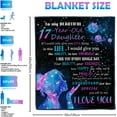 thumbnail image 5 of Gift for 17 Year Old Girl, 17 Year Old Girl Birthday Gifts Ideas, 17th Birthday Gifts for Girls, Birthday Gifts for 17 Year Old Girls, 17 Year Old Girl Gifts for Daughter Blanket 60"X50", 5 of 6