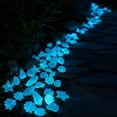 thumbnail image 5 of 300 Pack Luminous Sea Figurines Glow In The Dark Seashell Starfish Ocean Stones Aquarium Vase Fillers Beach Themed Garden Party Decorations Resin Plastic DIY Craft Supplies Set Kit, 5 of 7