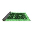 thumbnail image 2 of Ahgly Company Indoor Square Oriental Emerald Green Traditional Area Rugs, 4' Square, 2 of 4