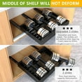 thumbnail image 4 of Pull Out Cabinet Organizer 21" Deep Expandable Slide Out Drawer Organizers,No Drill Pull Out Drawers Adhesive with Nano Compatible Framed Cabinets Shelves for Kitchen Pantry Adjustable Width, 4 of 12
