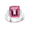 Silver, Pink, variant on Pink Topaz Bridge Ring for Women 925 Sterling Silver White Topaz Accent