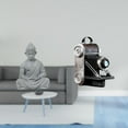 thumbnail image 2 of Estatua de mono,Estatua de Buda Mono para Interiores y Exteriores Budista,Estatua de cámara,Figura coleccionable de modelo de estatua de cámara,Escaparate de accesorios, 2 of 8