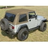 Rugged Ridge by RealTruck XHD Soft Top for Wrangler TJ | Bowless, Spice | 13750.37 | Compatible with 1997-2006 Jeep Wrangler TJ
