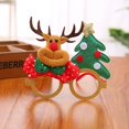 thumbnail image 1 of Gafas de dibujos animados de Navidad para adultos y niños, marco de Papá Noel, muñeco de nieve, árbol, adornos de Navidad para el hogar, regalo de juguete, suministro de Año Nuevo, 1 of 4