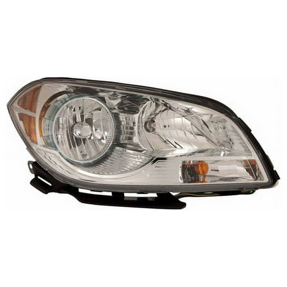 Right Passenger Side Headlight Assembly - Compatible with 2008 - 2012 Chevy Malibu 2009 2010 2011