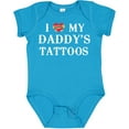 thumbnail image 3 of Inktastic I Love My Daddy's Tattoos Boys or Girls Baby Bodysuit, 3 of 5