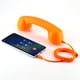 thumbnail image 1 of Bearachild Auricular retro de 3,5 mm para un sonido nítido. Auricular clásico de 3,5 mm para llamadas de teléfono fijo. Teléfono y Comunicación naranja, 1 of 5