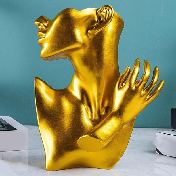 Busto de maniquí de joyería Yinane para collar pendiente anillos