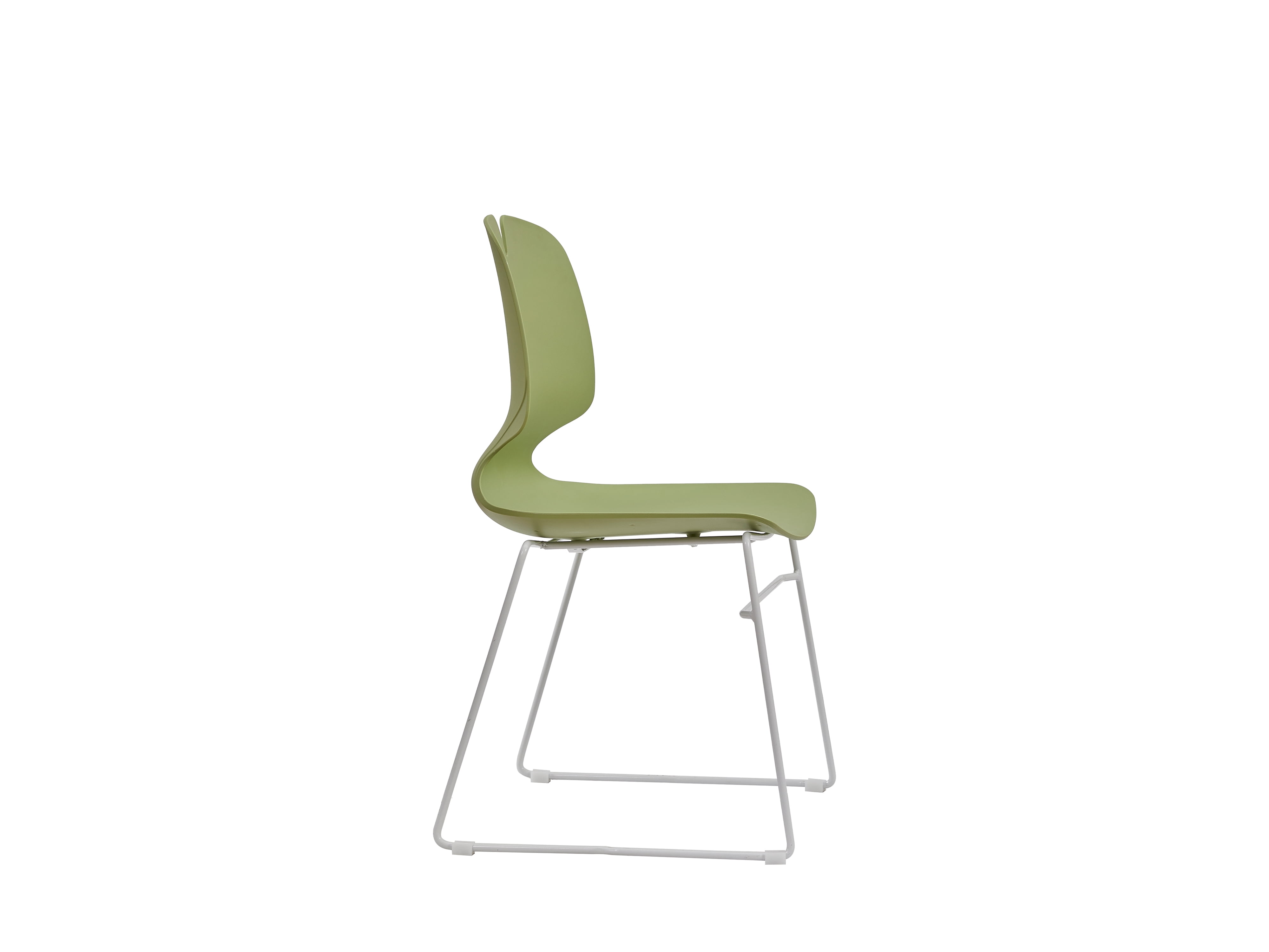 Office Chair Set of 4, Green