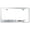Chrome, variant on Lincoln MKC Laser Etched Logo Stainless Steel License Plate Frame (Chrome)